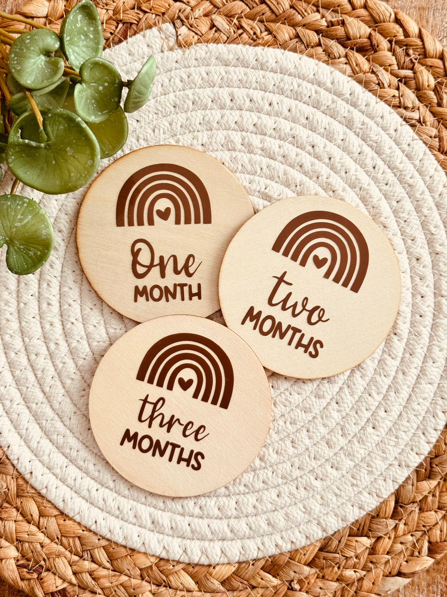 Baby Milestones Discs | Handmade Baby Keepsakes | Crafted by Lumiere