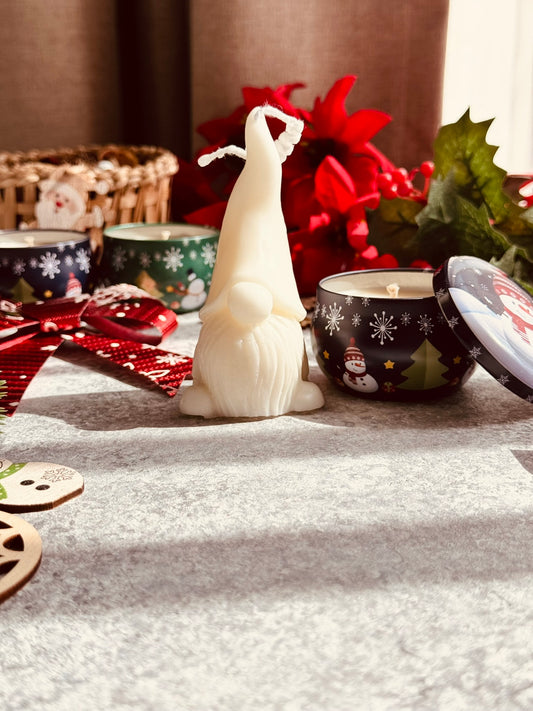 Festive Gnome Candle Gift Set | The Merry Little Set | Christmas Candle Gift Set UAE