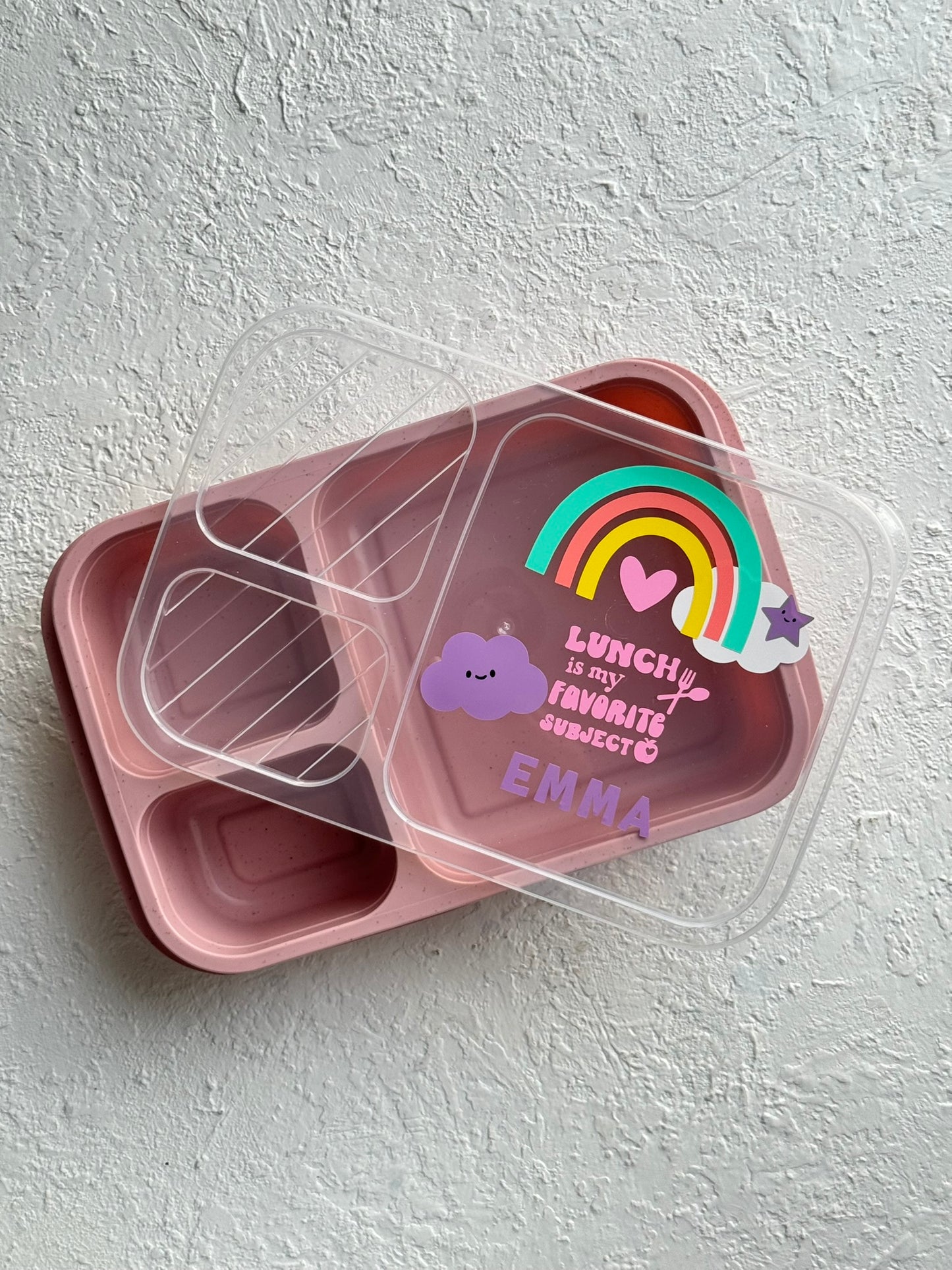 Personalized kids lunch box customized with child's name | custom lunch box UAE
