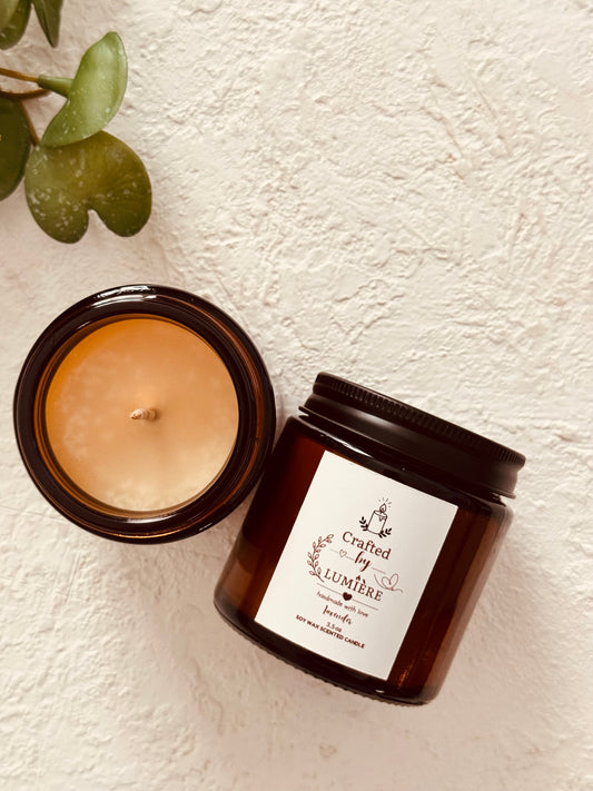 Lavender Soy Wax Scented Candle 3.5 oz | Crafted By Lumiere Candles